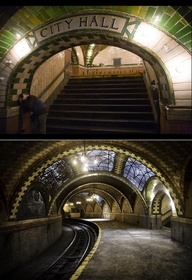 Old City Hall NYC subway stop (closed in 1945)
